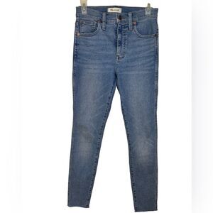 Madewell 10” High Rise Skinny Raw Hem